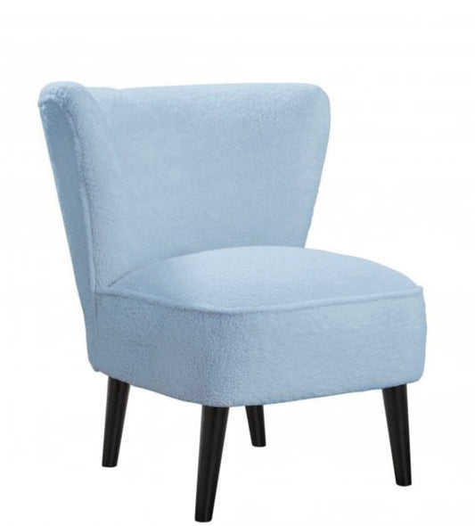 Zanzibar Woolly Baby Blue Chair (EDG220230)