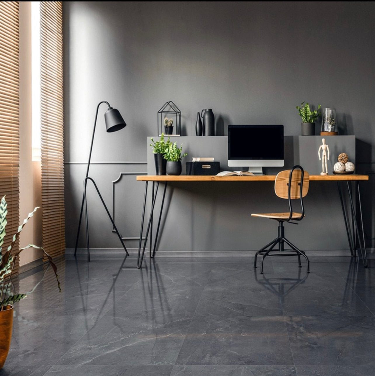 Marble Grey Tile (EDG-Q1003) Falquon