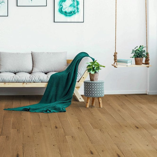 Natural Oak Smoked Engineered Real Wood (EDG-219581)