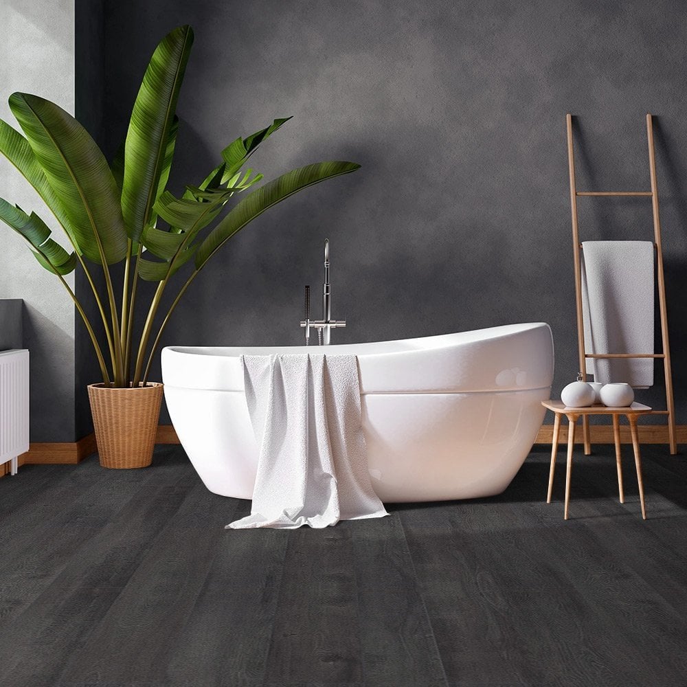 Black Oak - Ocean Water-Resistant 8mm Laminate Flooring