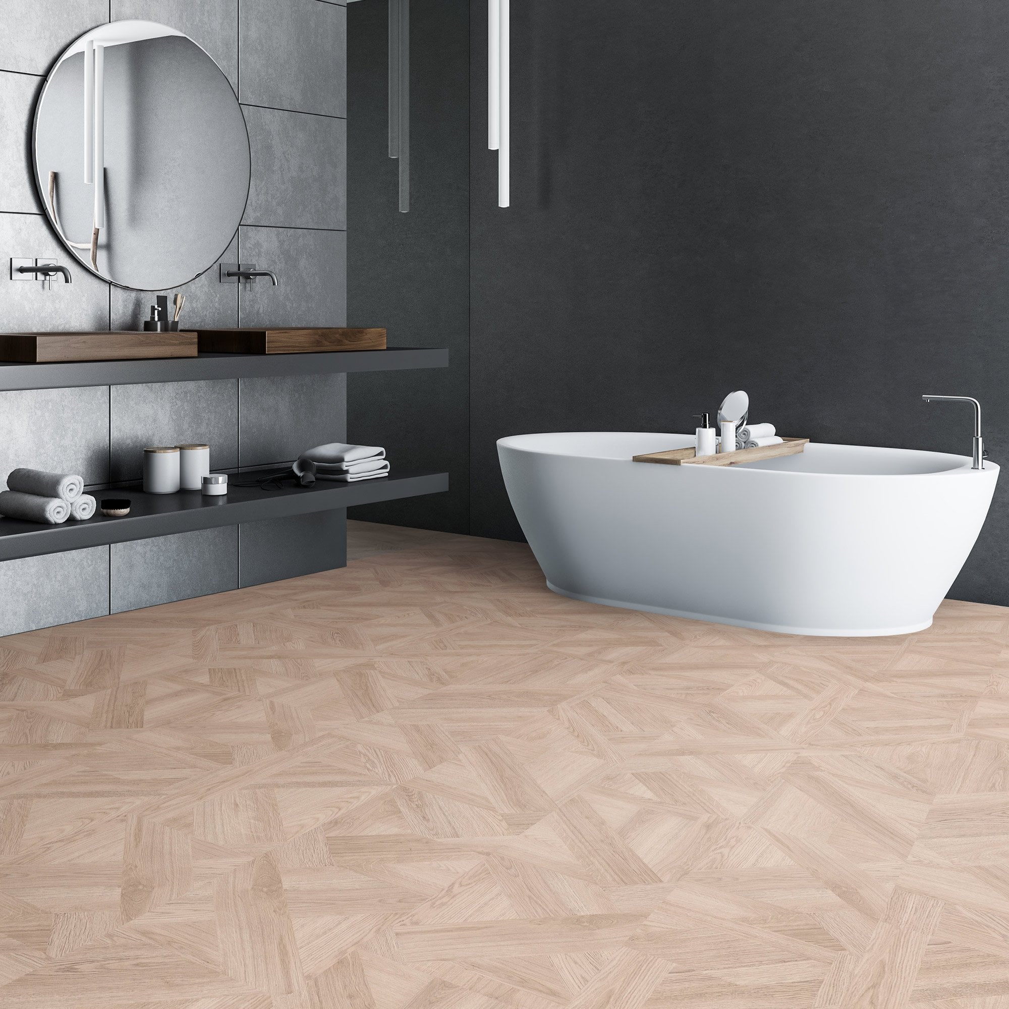 Elegant Bella - Aqua Pro Oak Milano Water-Resistant 8mm Laminate Flooring