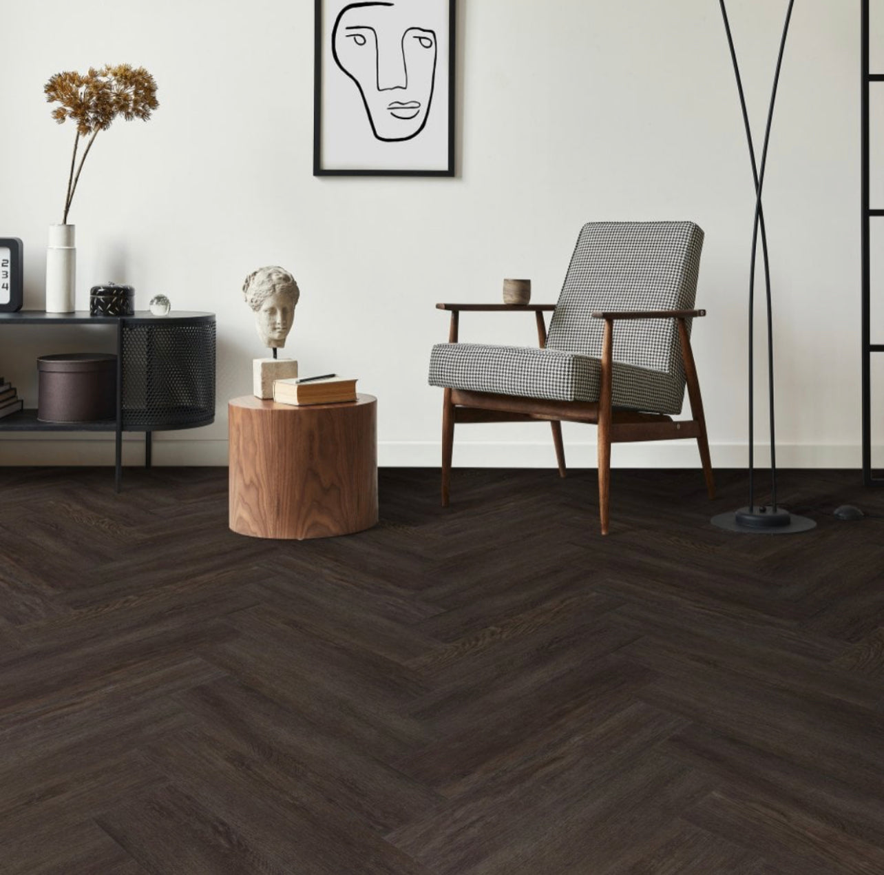 Mountain Grey Herringbone